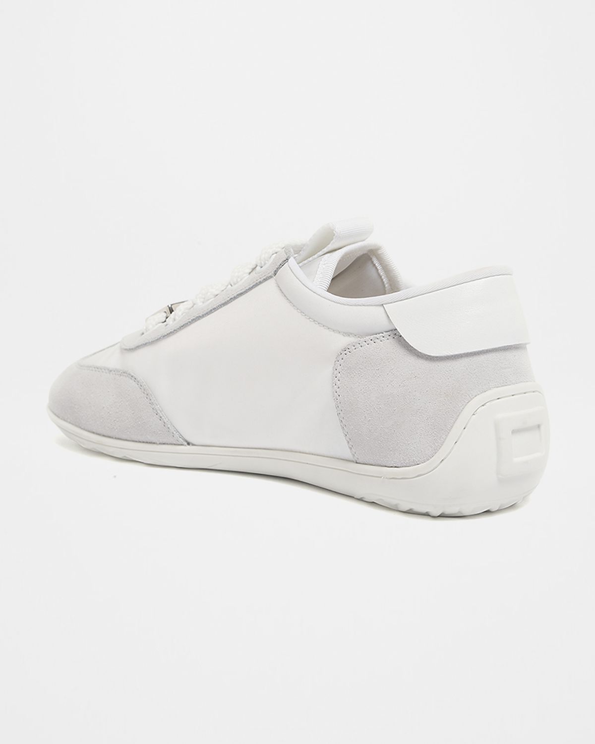 Roger Vivier Viv Low-Top Canvas and Suede Sneakers