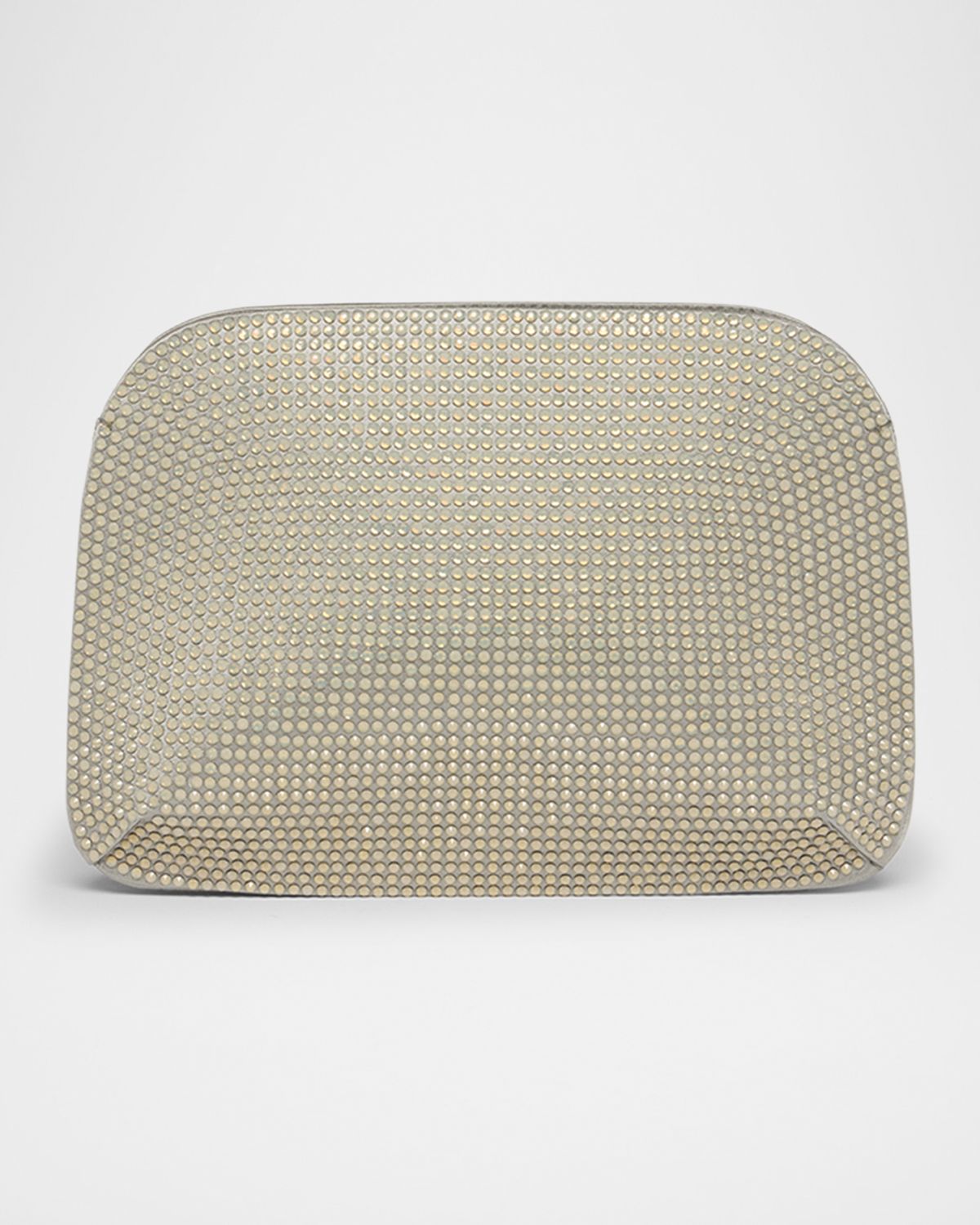Giorgio Armani La Prima Rhinestone Satin Clutch Bag