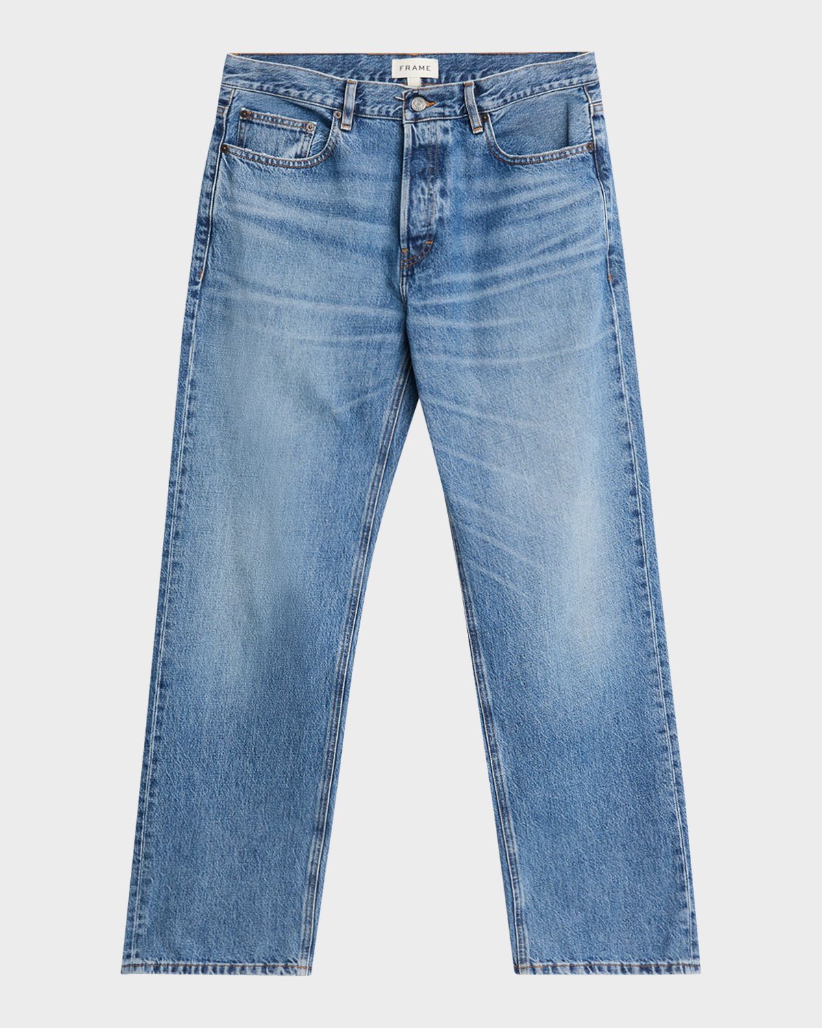 FRAME Men 's Relaxed Light Wash Jeans