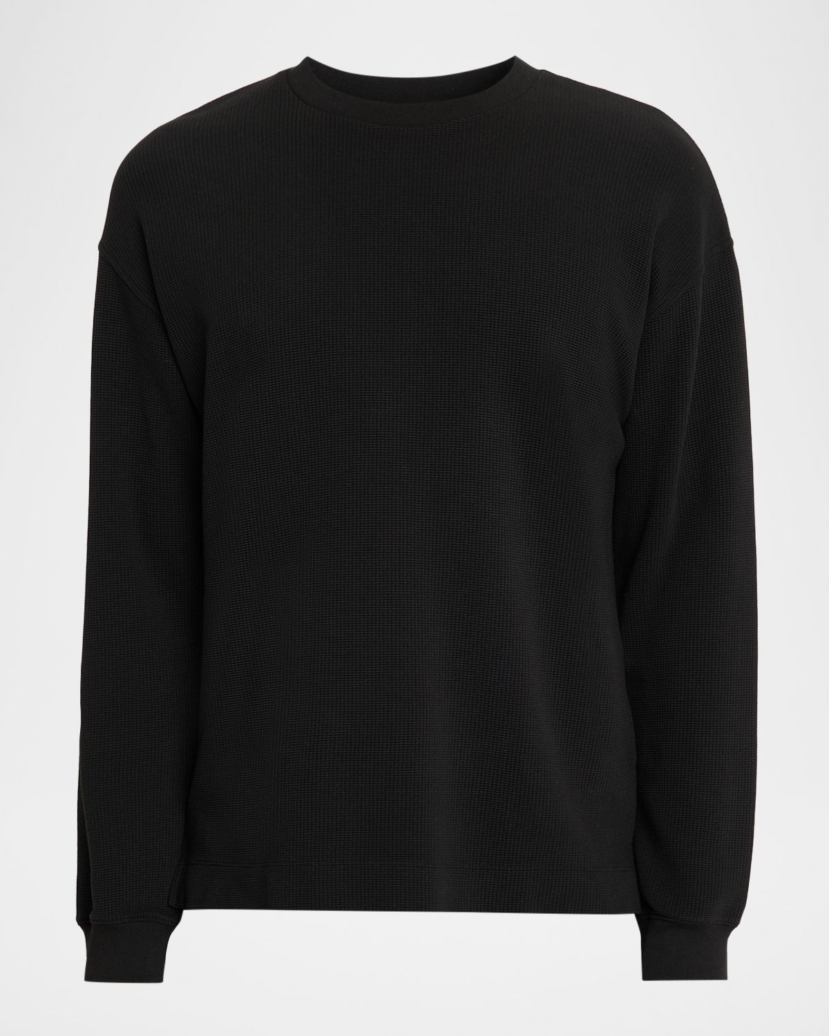 FRAME Men 's Cotton Waffle Textured Long-Sleeve T-Shirt