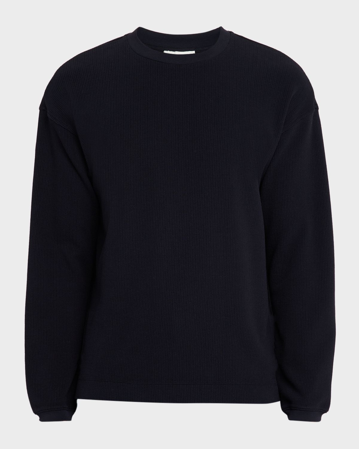 FRAME Men 's Cotton Waffle Textured Long-Sleeve T-Shirt