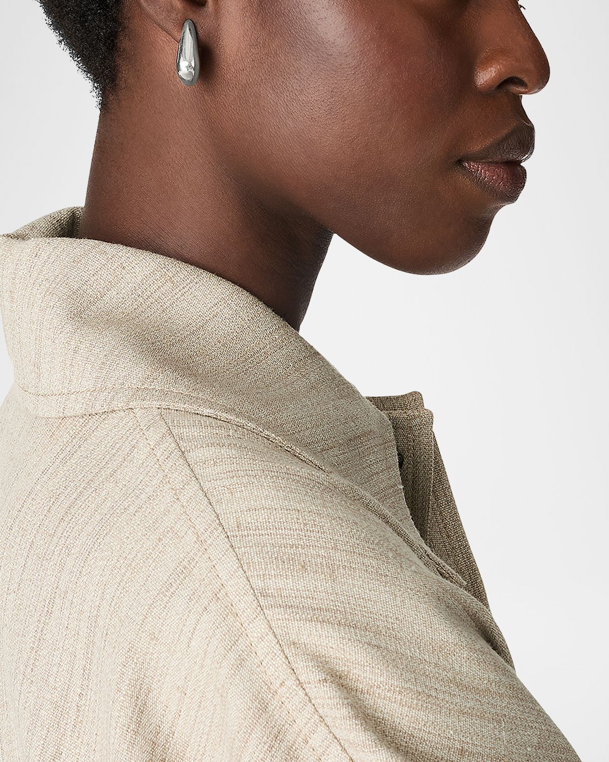 Bottega Veneta Mini Fin Earrings