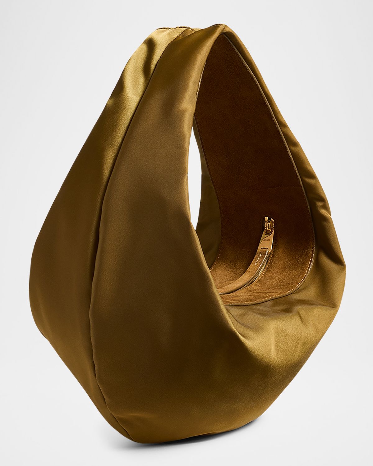 Khaite Olivia Medium Sport Nylon & Suede Shoulder Bag