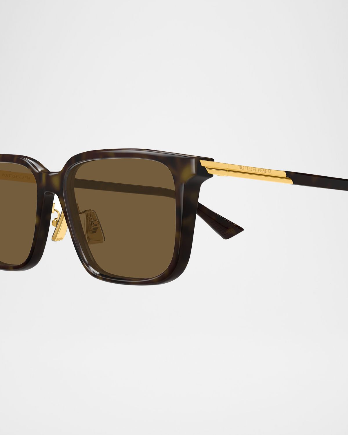 Bottega Veneta Men 's BV1374SK Acetate Rectangle Sunglasses