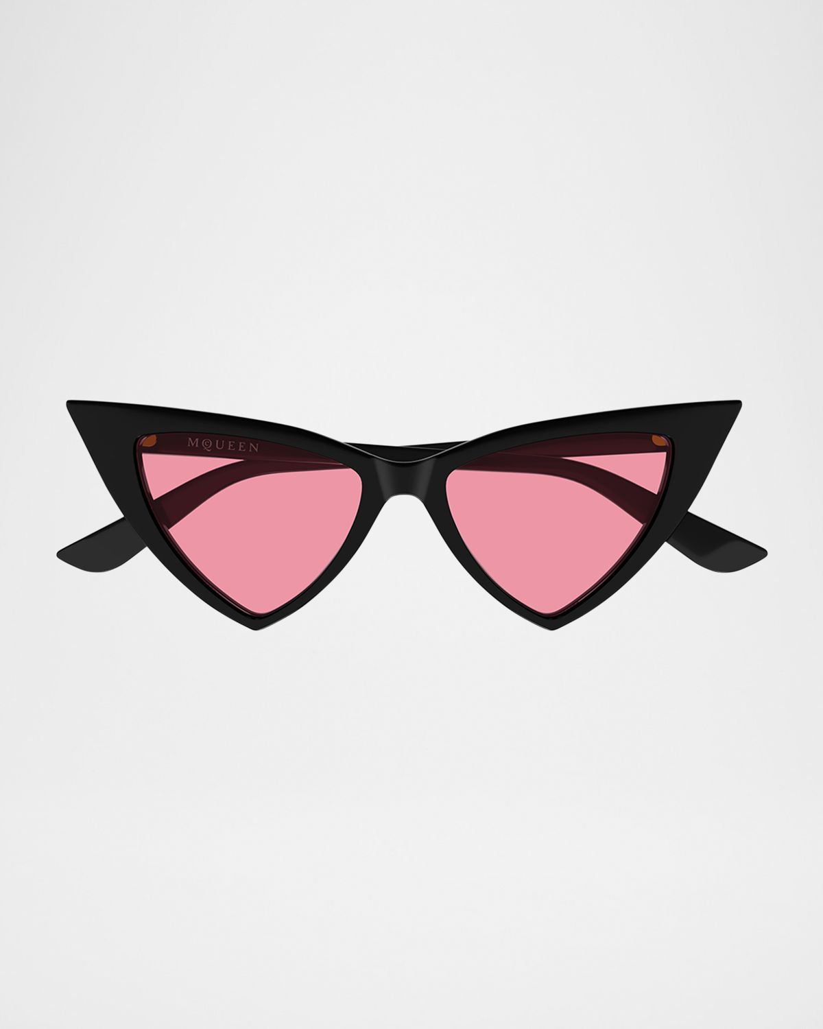 McQueen AM0518S Cat-Eye Recycled Acetate Sunglasses