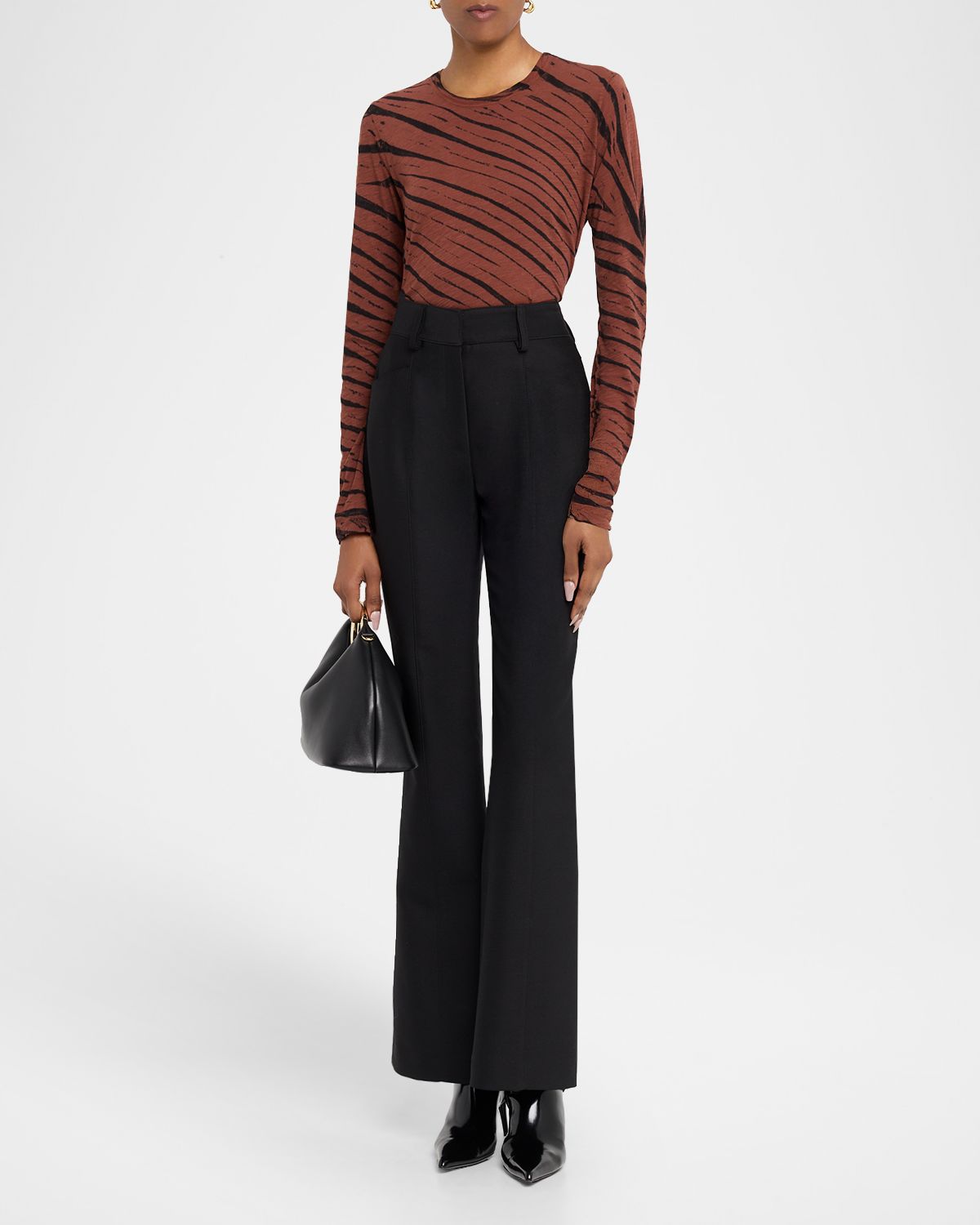 Proenza Schouler Mia Tie-Dye Tissue Jersey T-Shirt