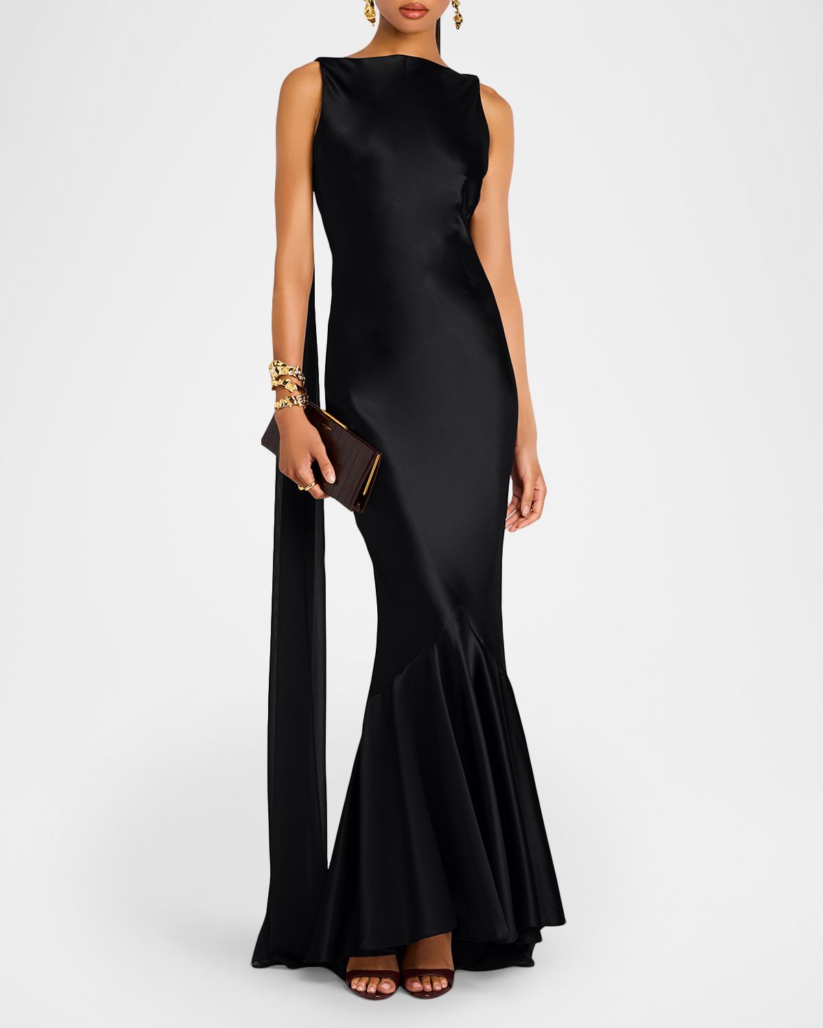 Retrofete Julia Open-Back Mermaid Gown