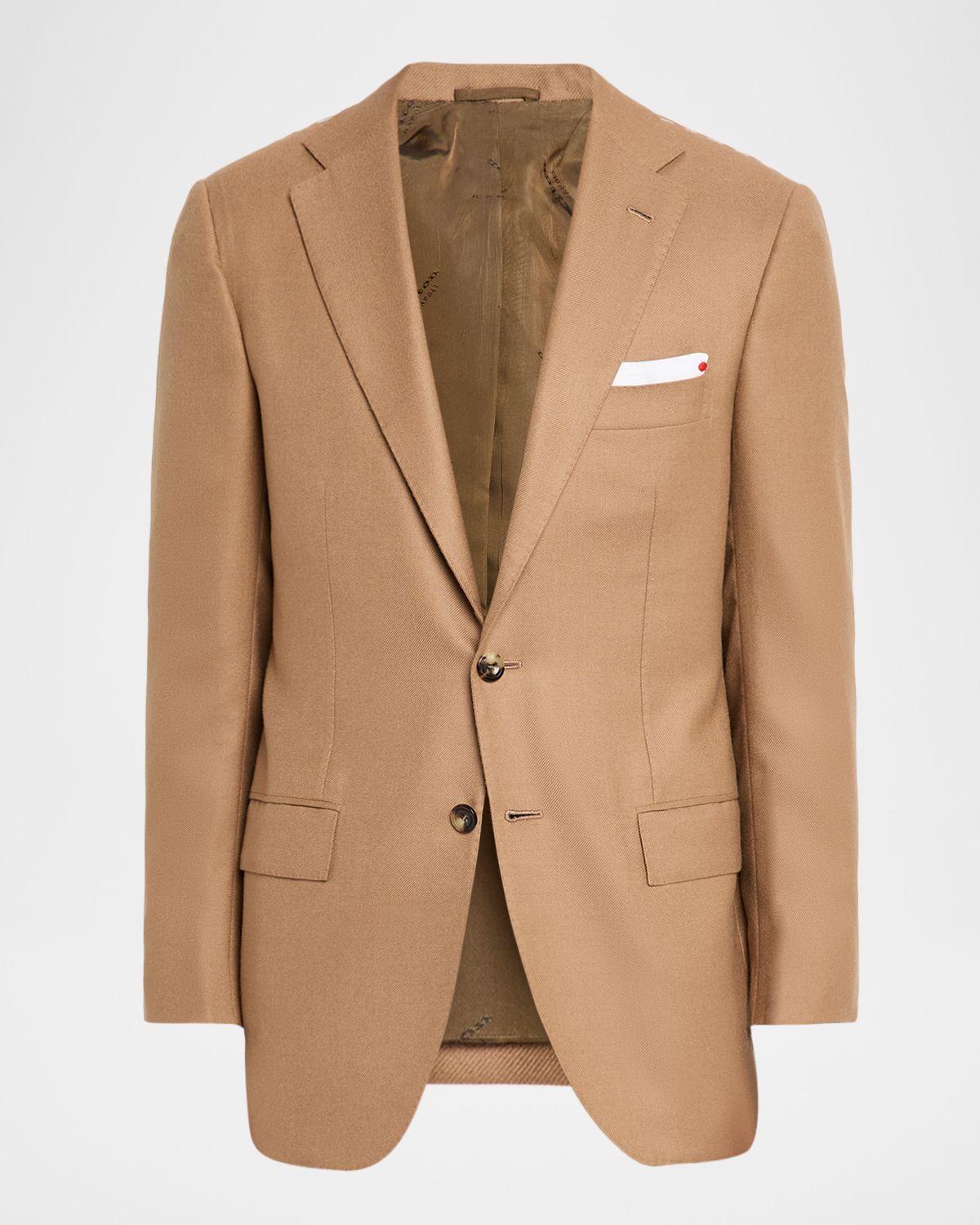 Kiton Men 's Soft Cashmere Single-Breasted Blazer