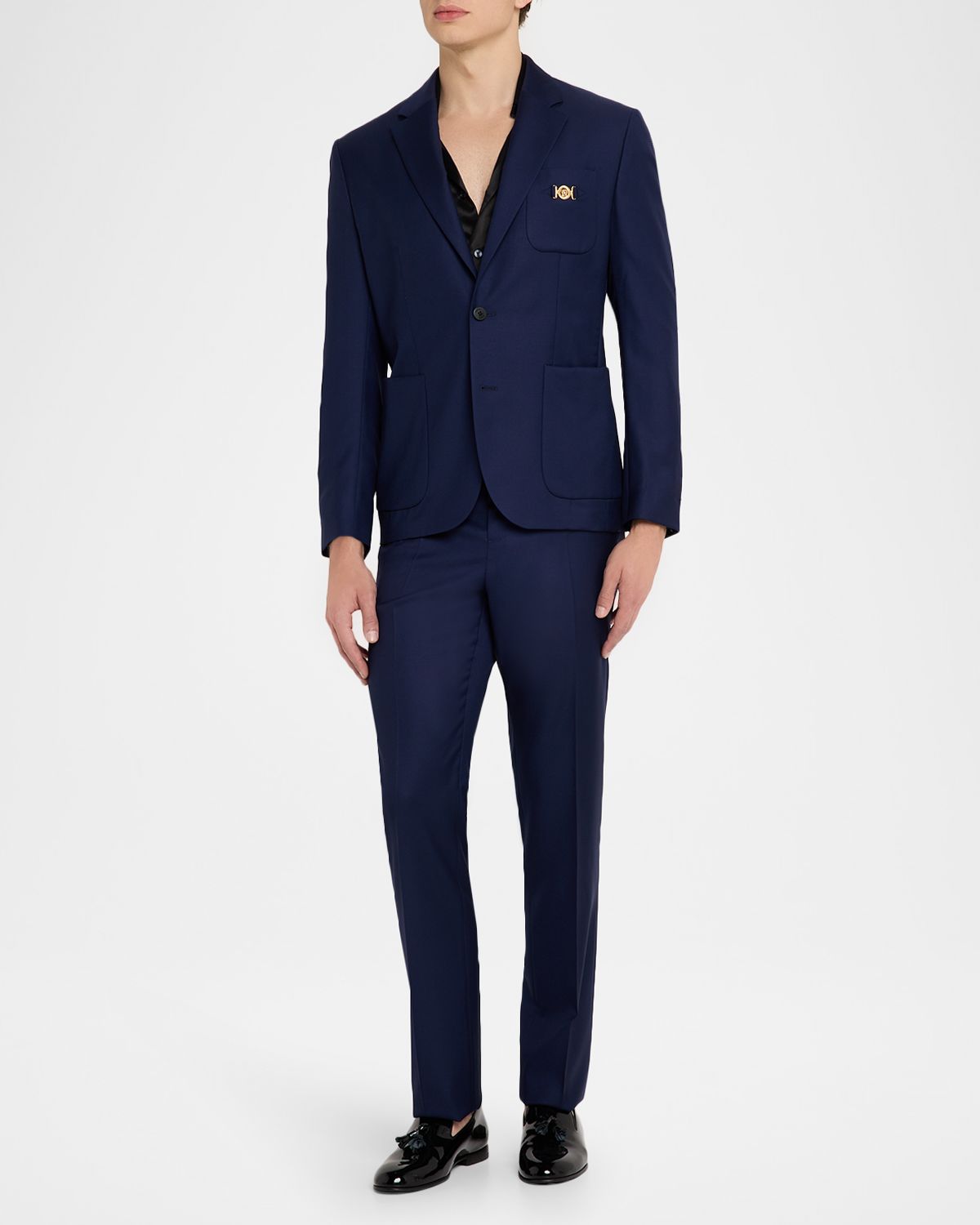 Versace Men 's Wool Single-Breasted Blazer