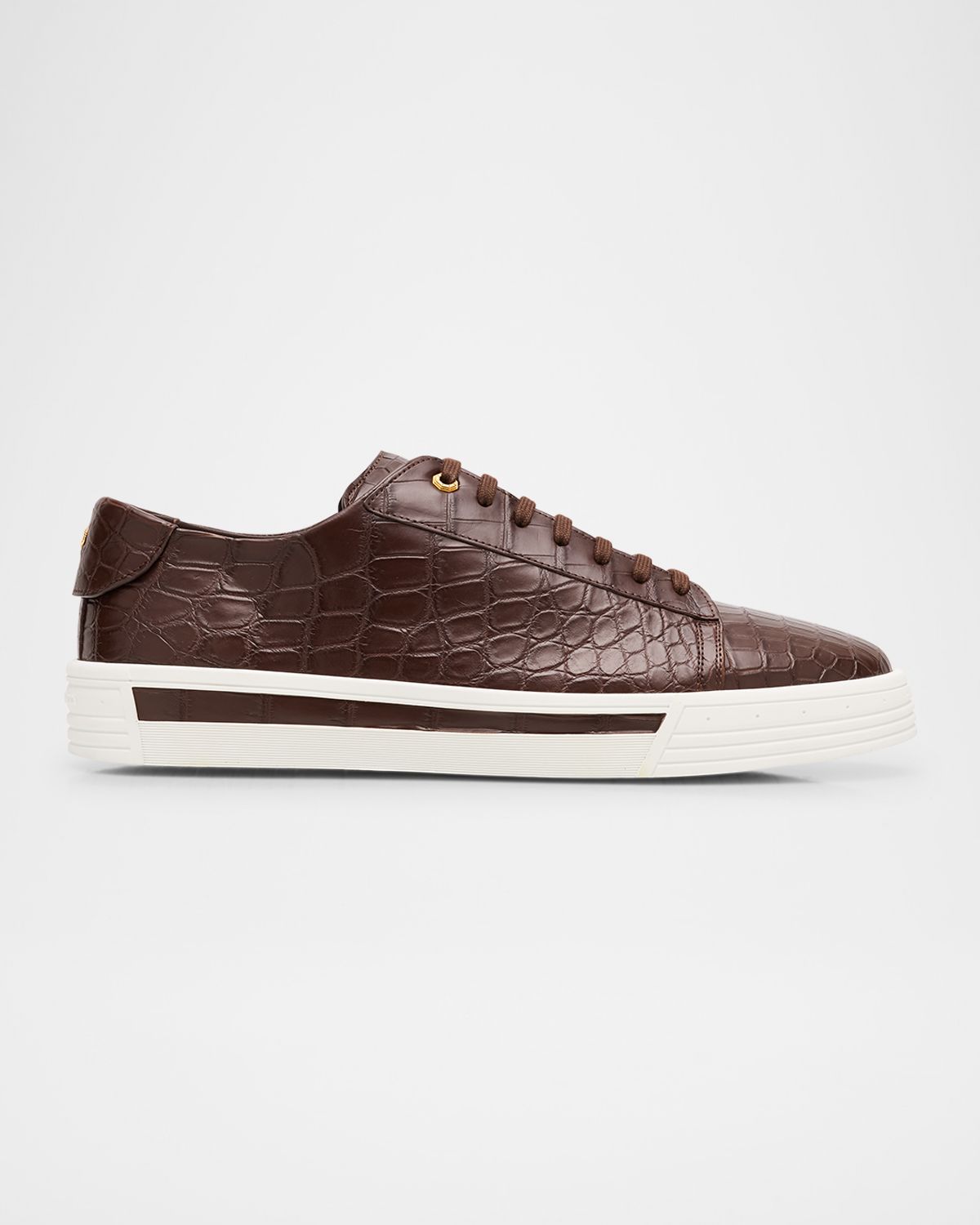Stefano Ricci Men 's Crocodile Leather Sneakers