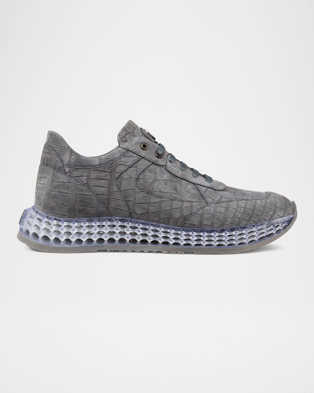 Stefano Ricci Men 's Crocodile Leather Sneakers