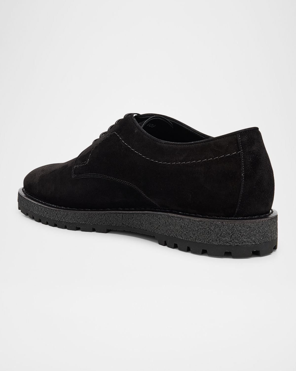 Stefano Ricci Men 's Suede Crepe-Sole Derby Sneakers