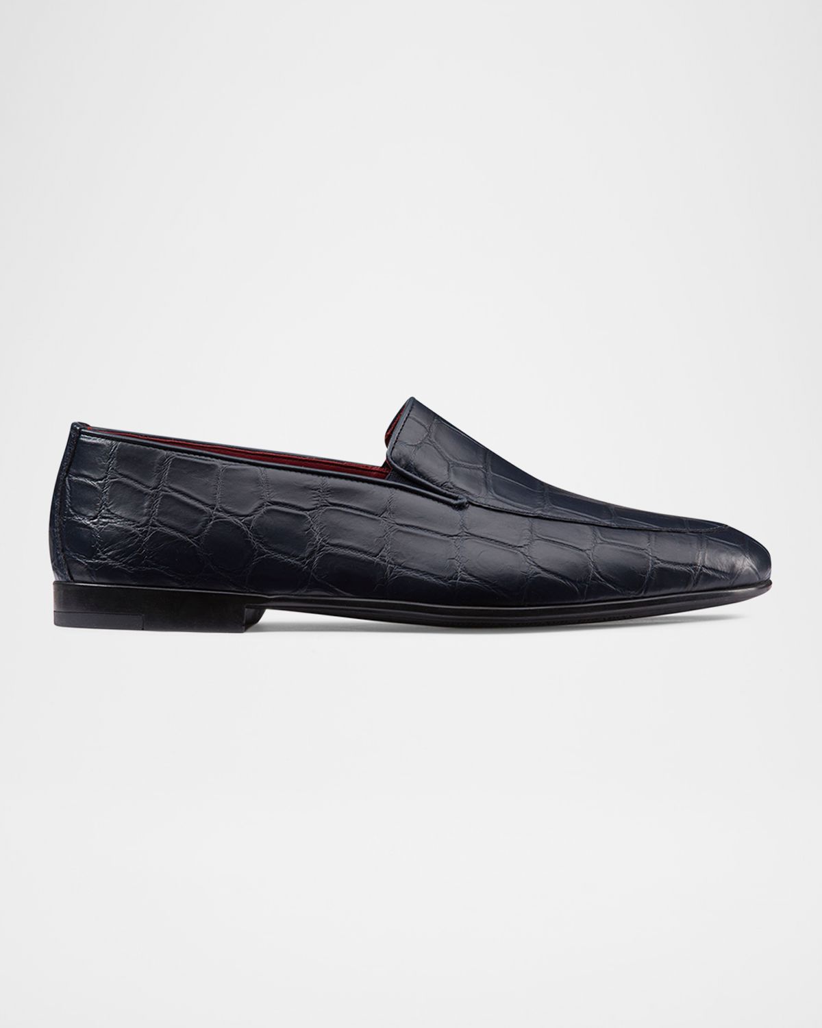 Stefano Ricci Men 's Crocodile Leather Loafers