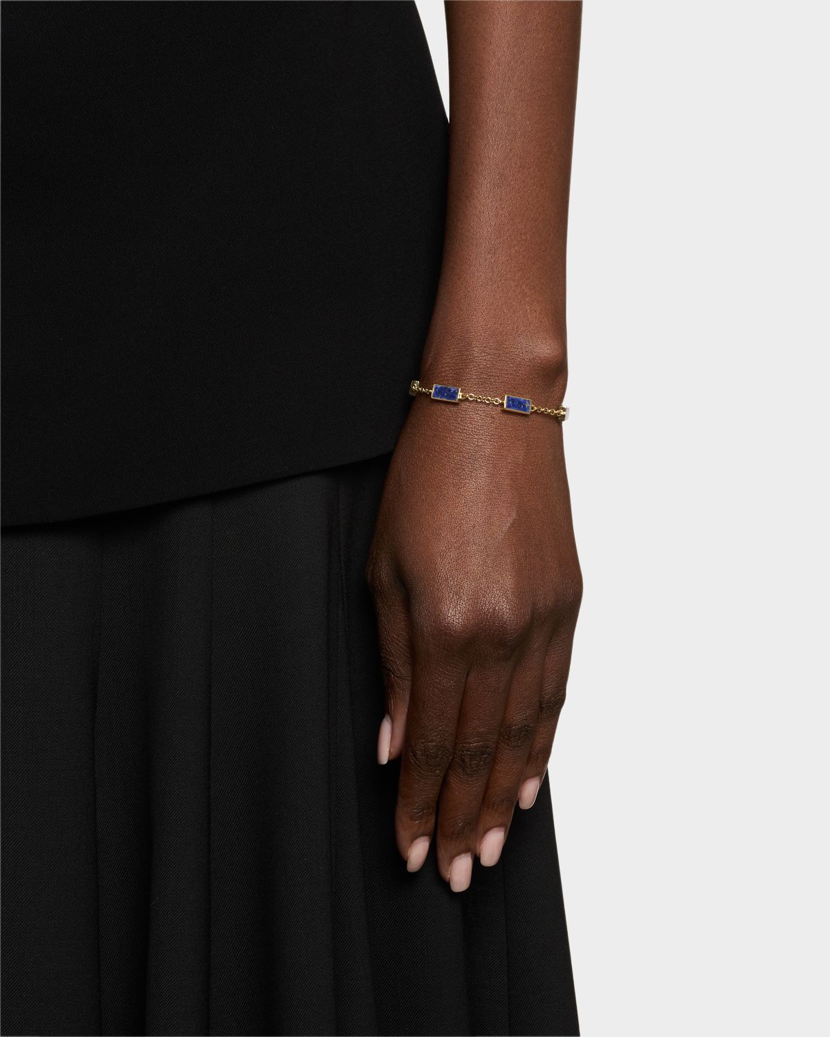 Jan Leslie Five Station Dash Rectangle Bracelet