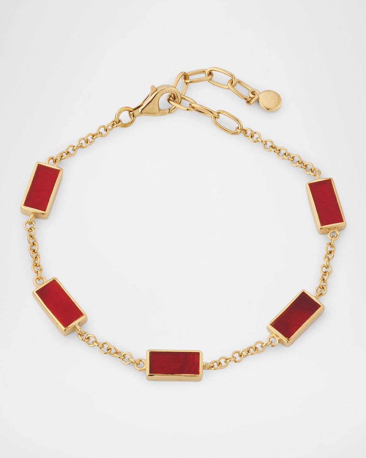 Jan Leslie Five Station Dash Rectangle Bracelet
