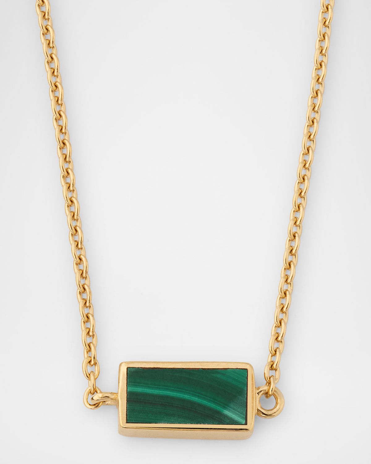 Jan Leslie Single Station Rectangle Dash Necklace