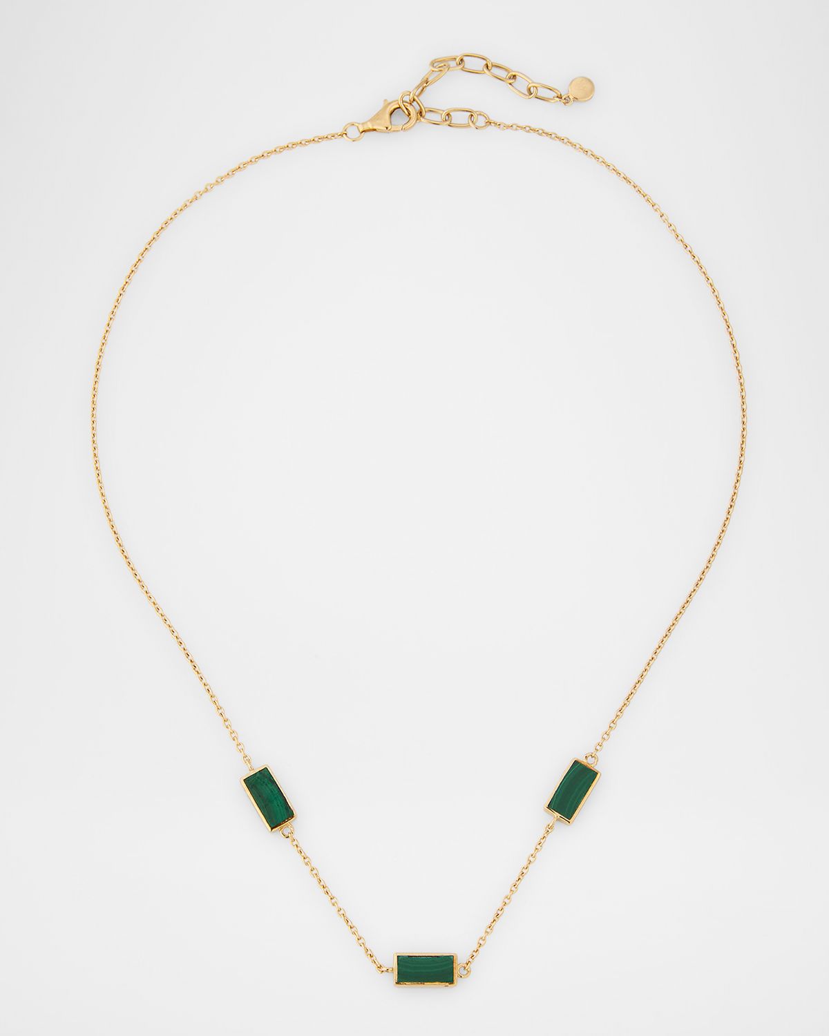 Jan Leslie Three Station Rectangle Dash Necklace