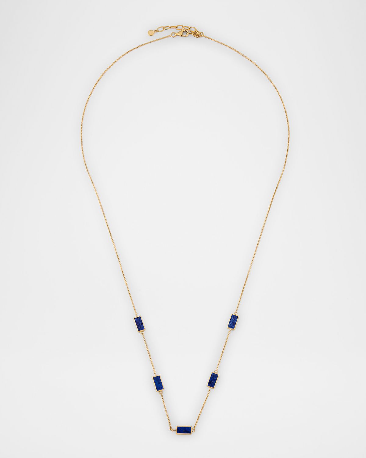 Jan Leslie Five Station Rectangle Dash Necklace