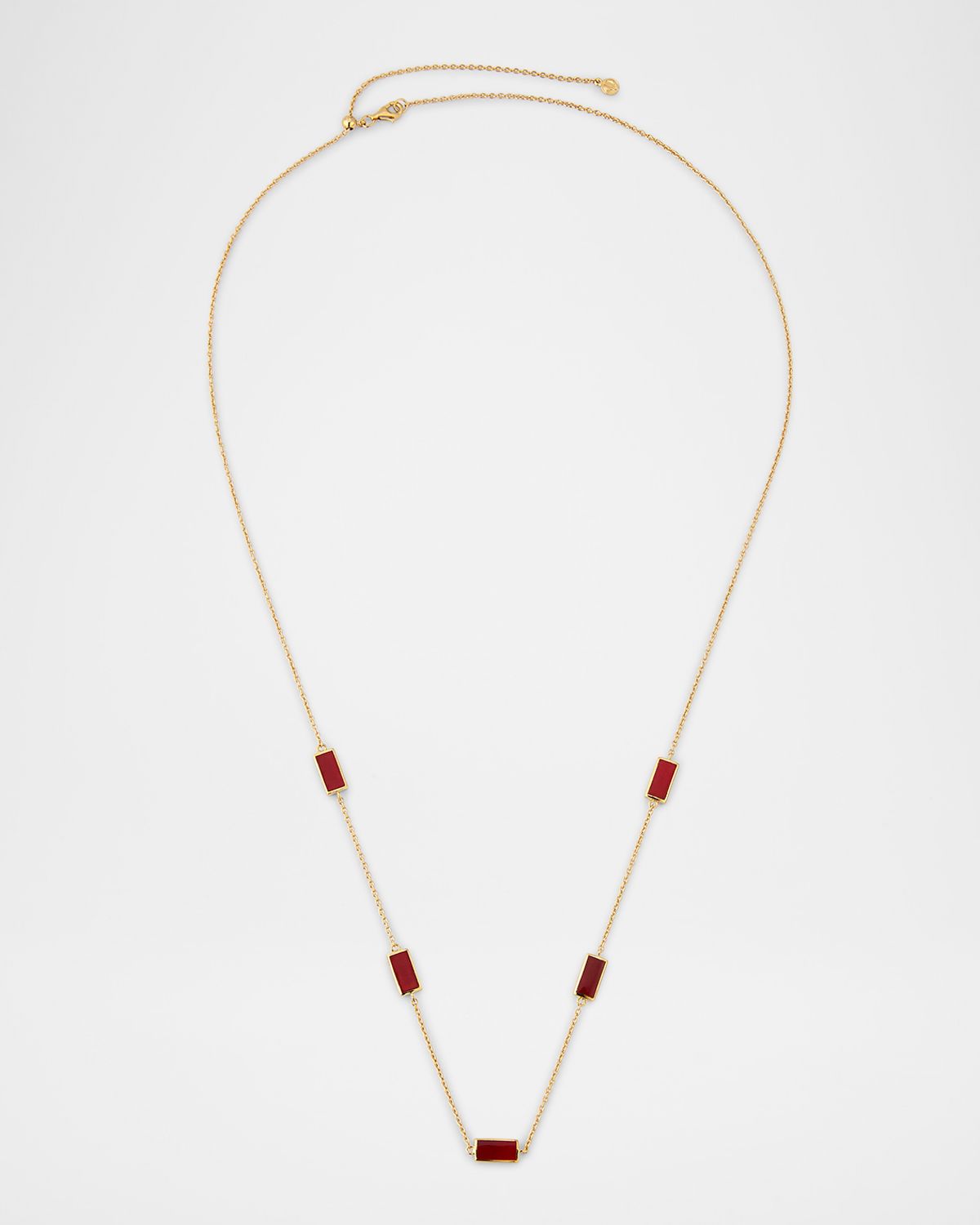 Jan Leslie Five Station Rectangle Dash Necklace