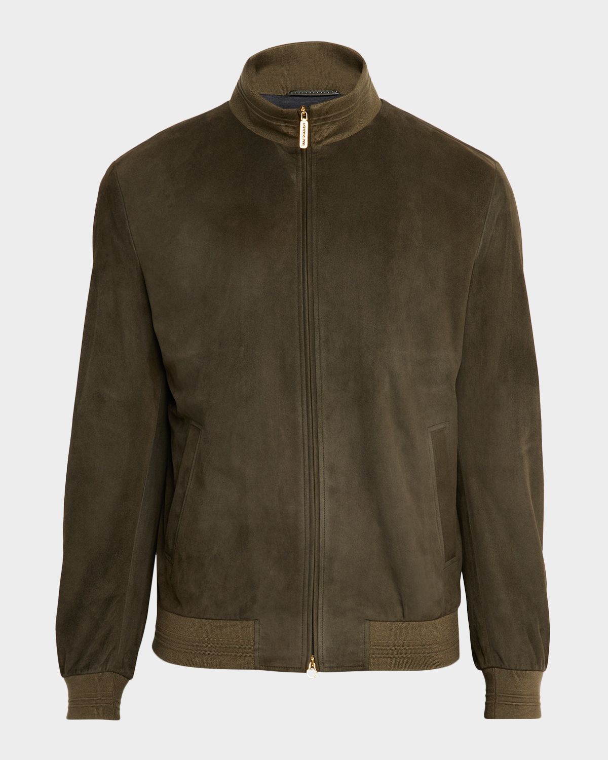 Stefano Ricci Men 's Suede Full-Zip Jacket