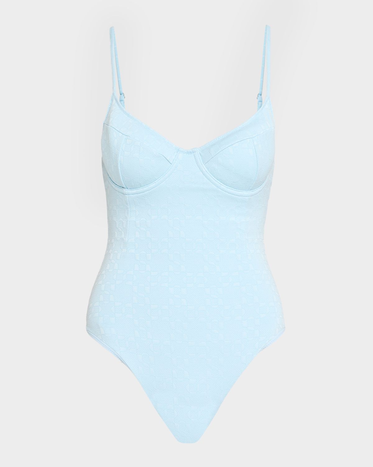 SIMKHAI Demi Bustier One-Piece Swimsuit