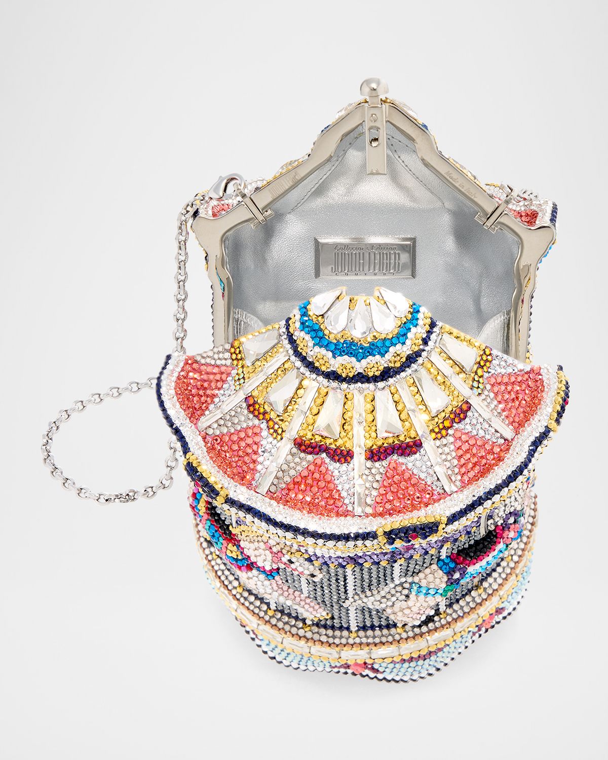 Judith Leiber Couture Dans Le Parc Carousel Crystal Clutch Bag