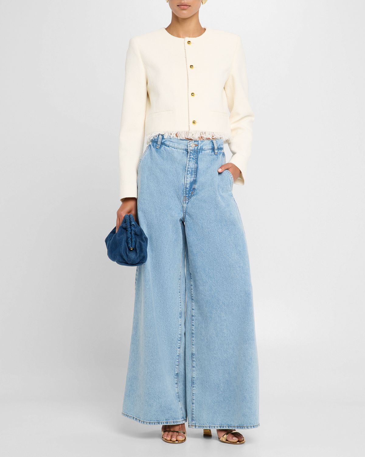 FRAME The Tweed Fringe Jacket