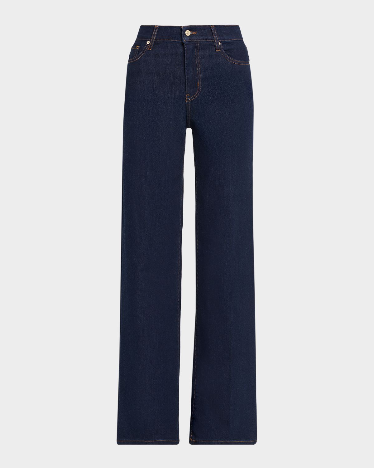 FRAME Le Slim Palazzo Long Jeans