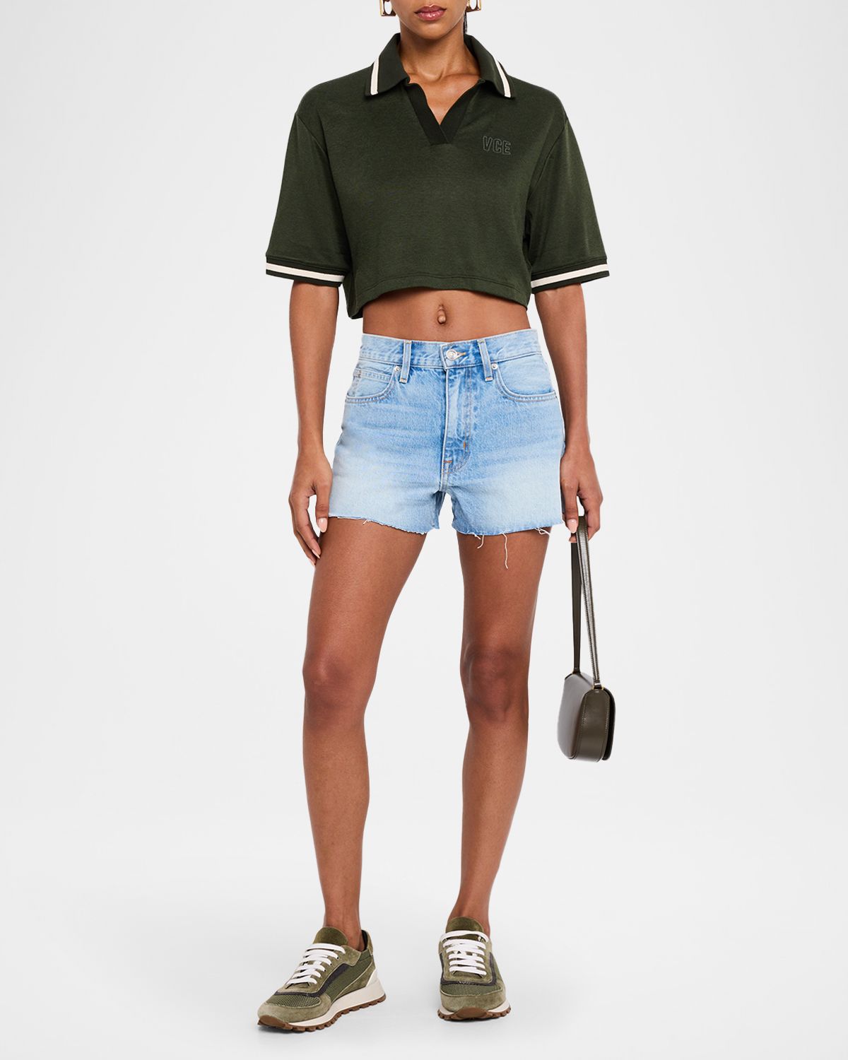 Golden Goose Journey Cropped Polo