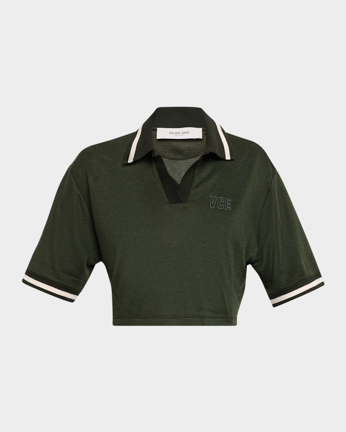 Golden Goose Journey Cropped Polo