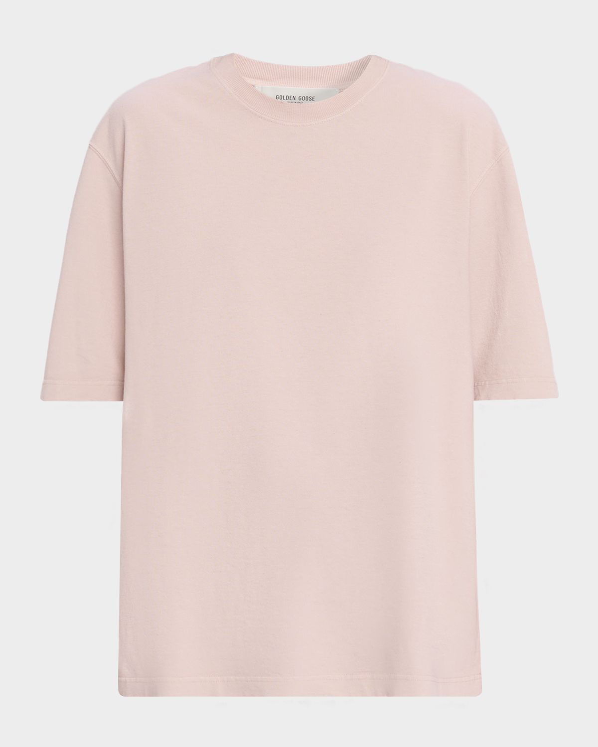 Golden Goose Reverse Logo Cotton Crewneck T-Shirt | Thumbnail 6 Golden Goose Reverse Logo Cotton Crewneck T-Shirt | Thumbnail 6