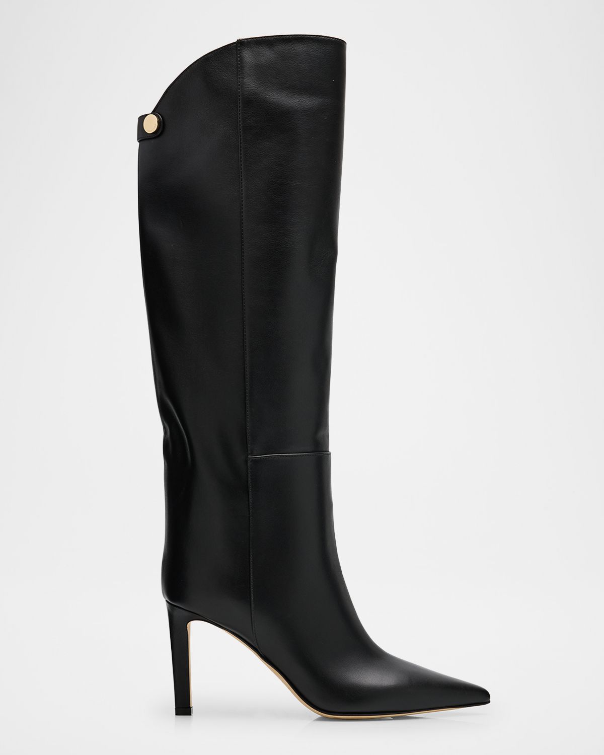 Jimmy Choo Alizze 85 Leather Knee-High Boots