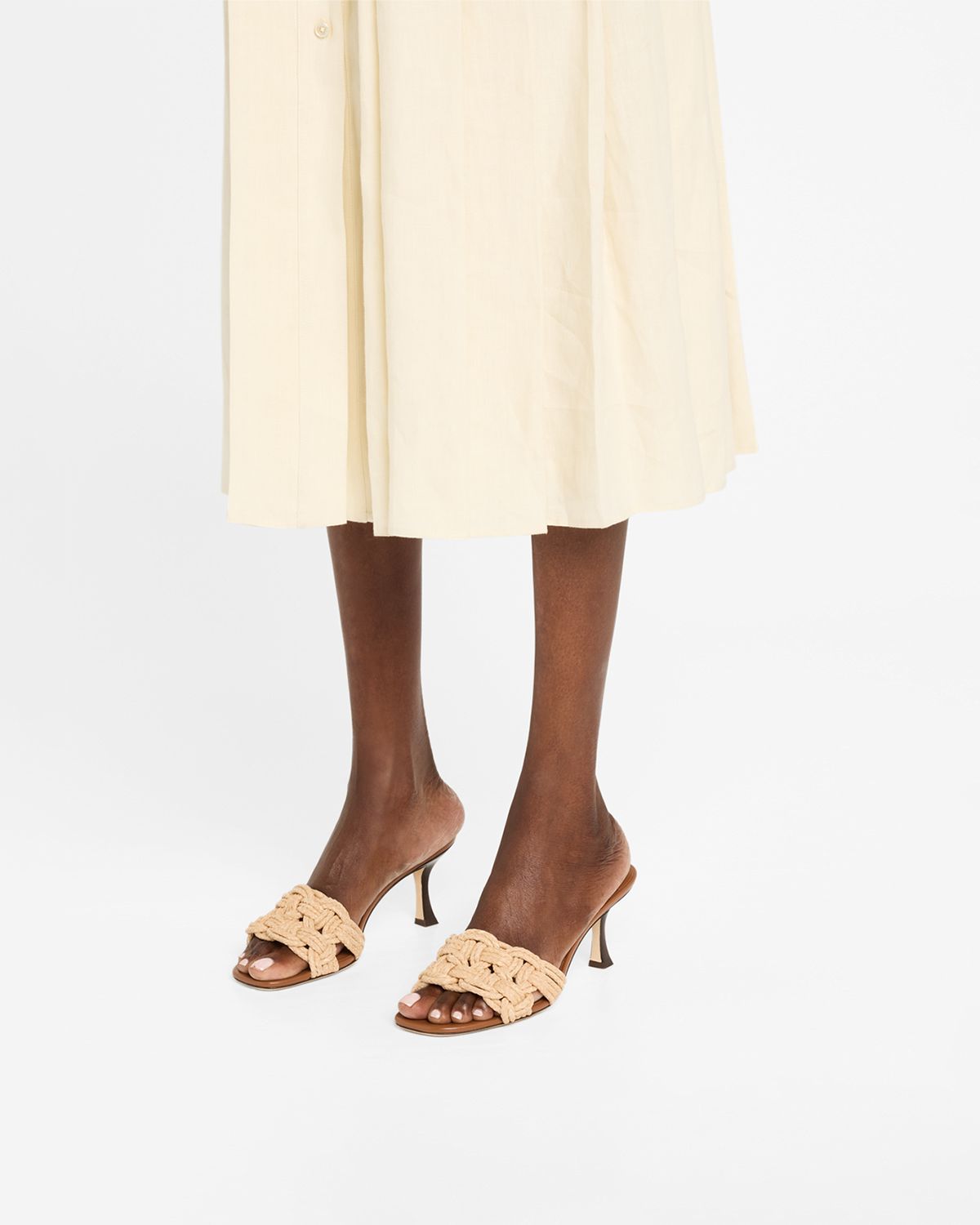 Jimmy Choo Chara 70 Crochet Sandals