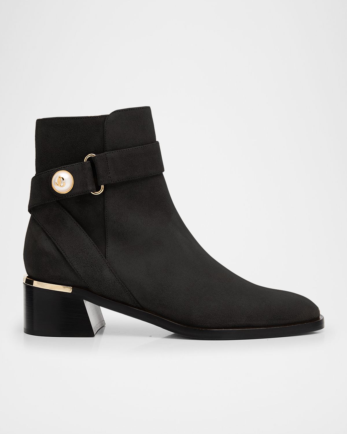 Jimmy Choo Noor 45 Suede Ankle Boots