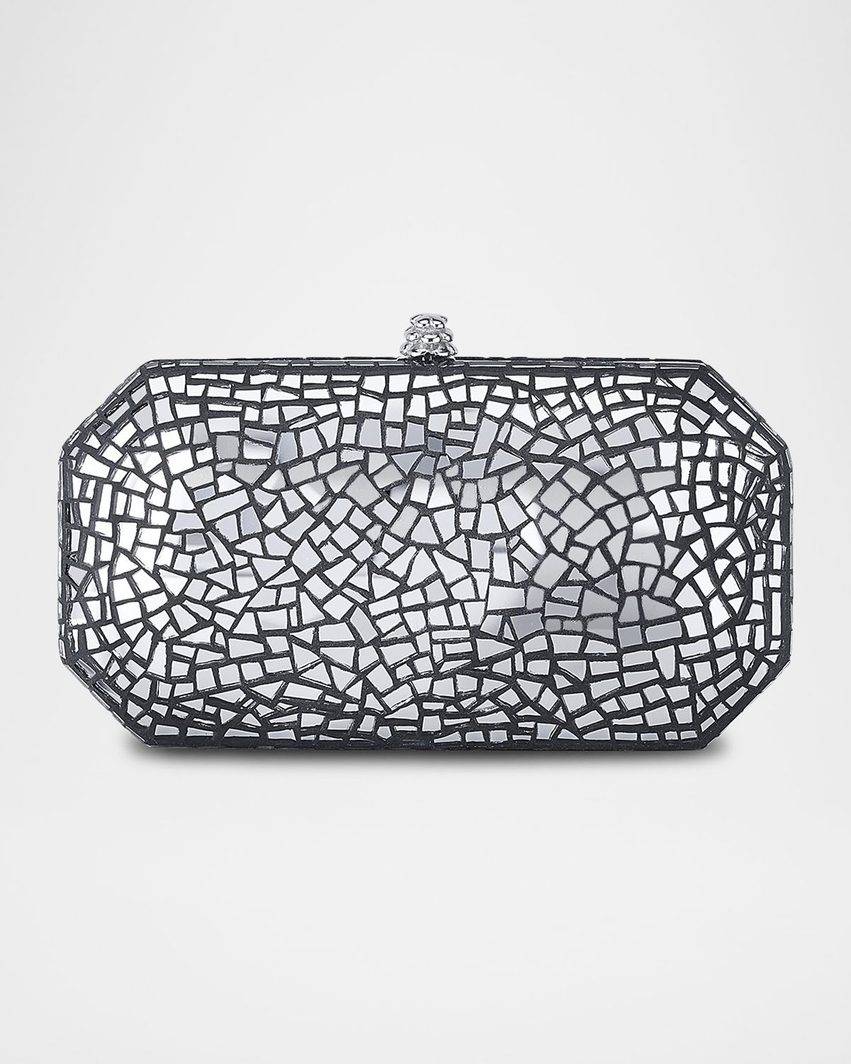 Tyler Ellis Perry Small Mirrored Clutch Bag