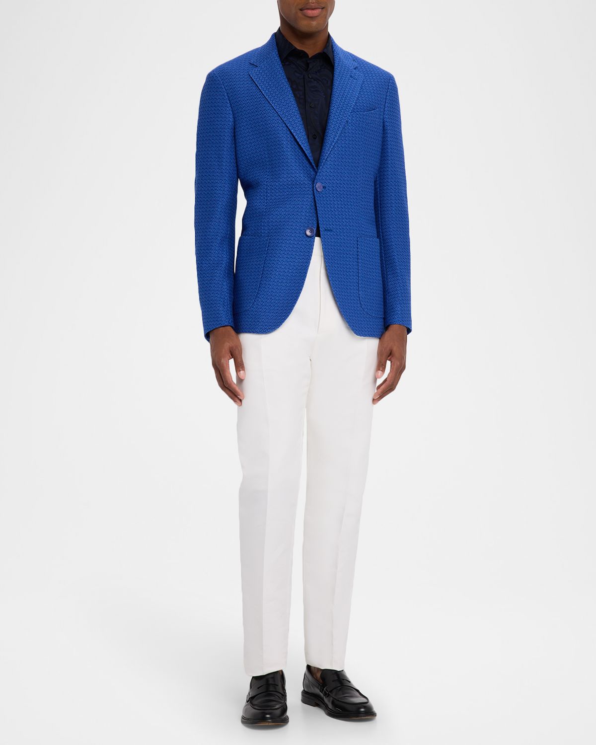 Etro Men 's Cotton Jacquard Two-Button Sport Coat