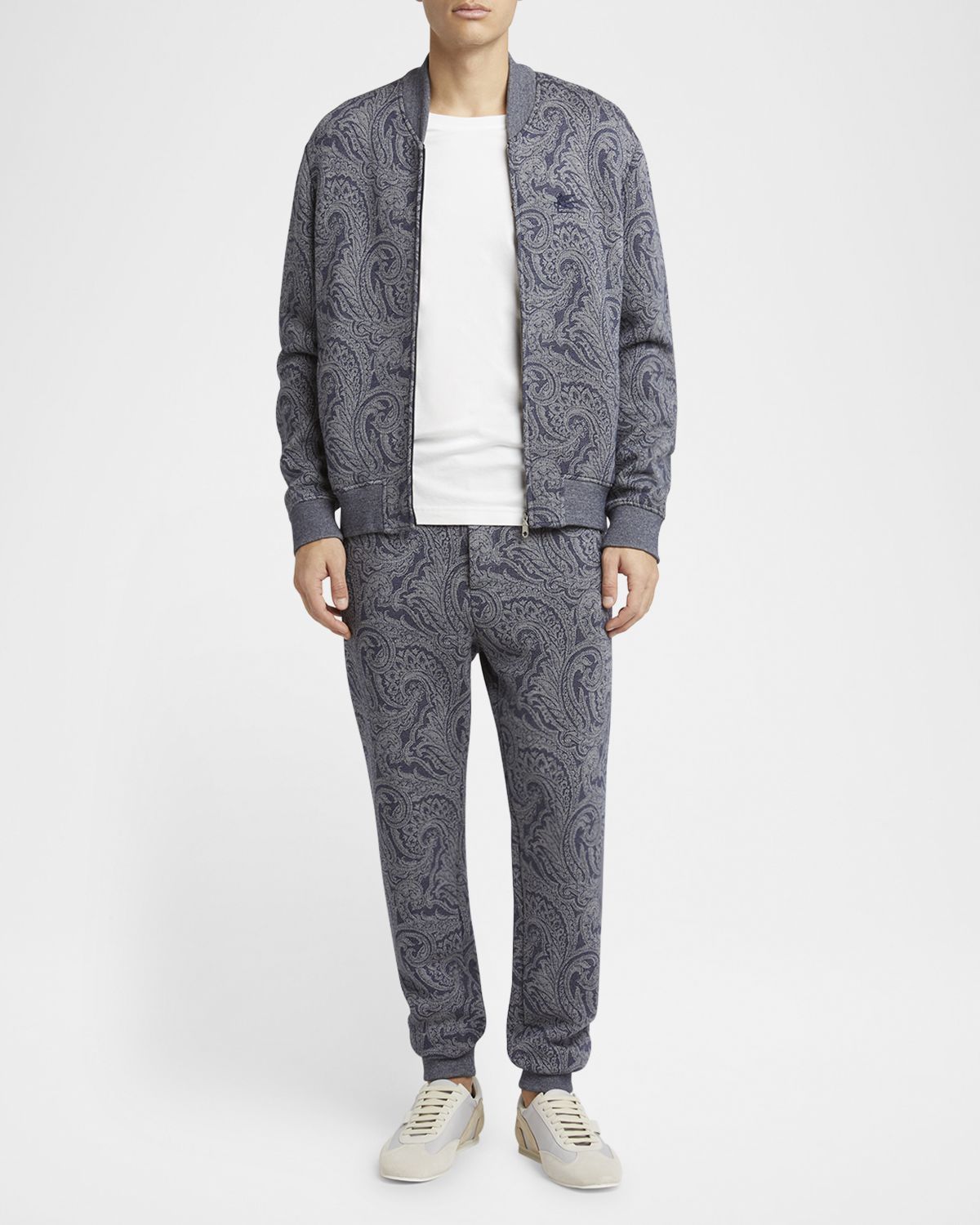 Etro Men 's Chest Logo Graphic Crewneck T-Shirt