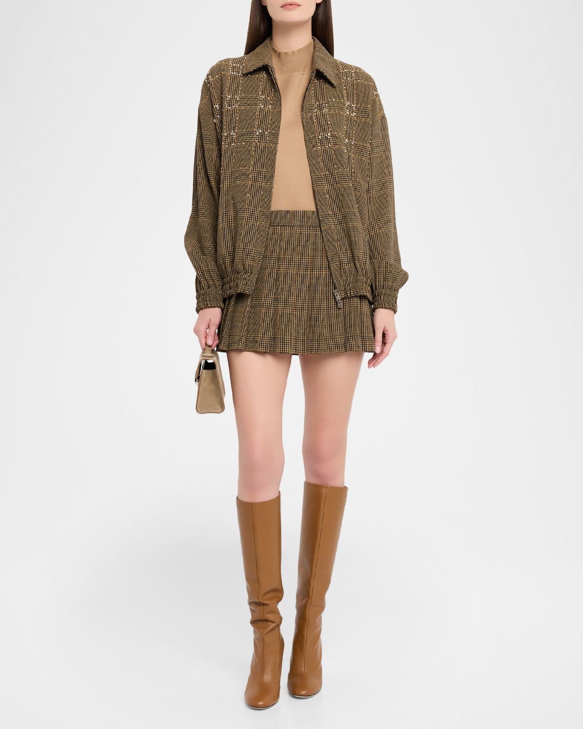 Golden Goose Journey Prince of Wales Bomber Jacket