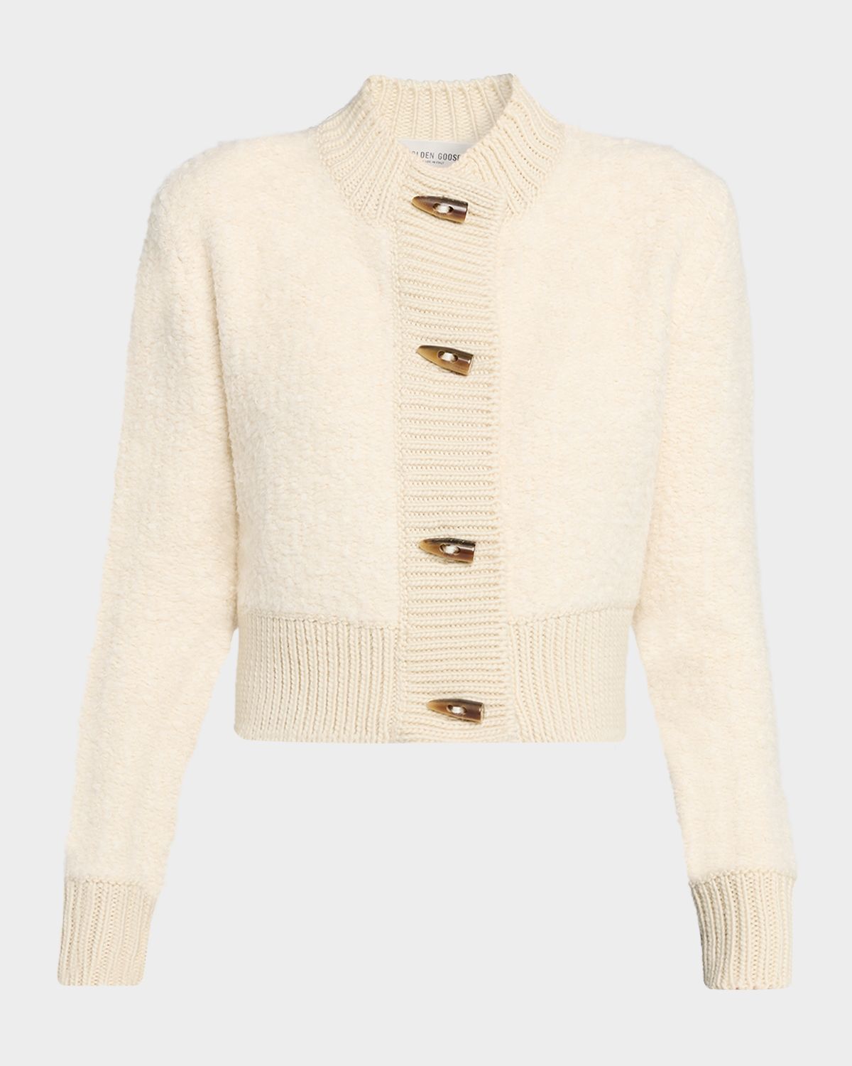 Golden Goose Journey Oxa Boucle Wool-Blend Cardigan