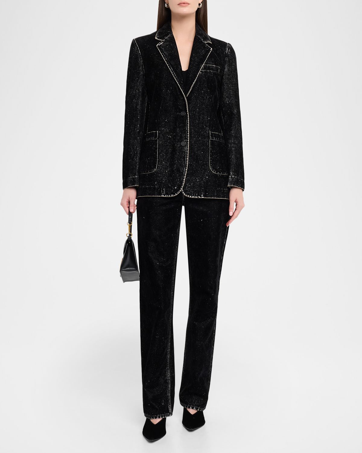 Golden Goose Journey Velvet-Effect Jacket