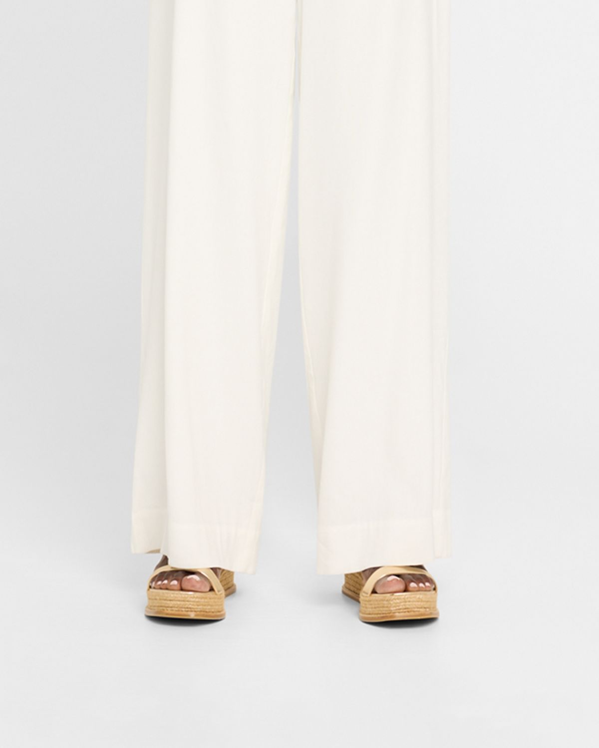 Jimmy Choo Theia 60 Metallic Leather Wedge Sandals