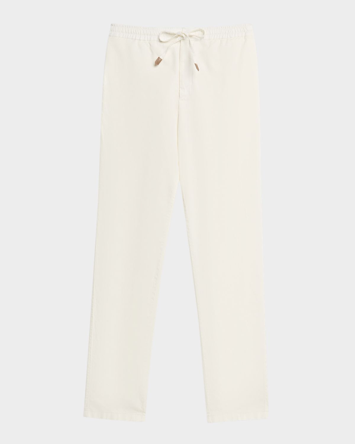 Canali Men 's Cotton-Stretch Straight Fit Drawstring Pants