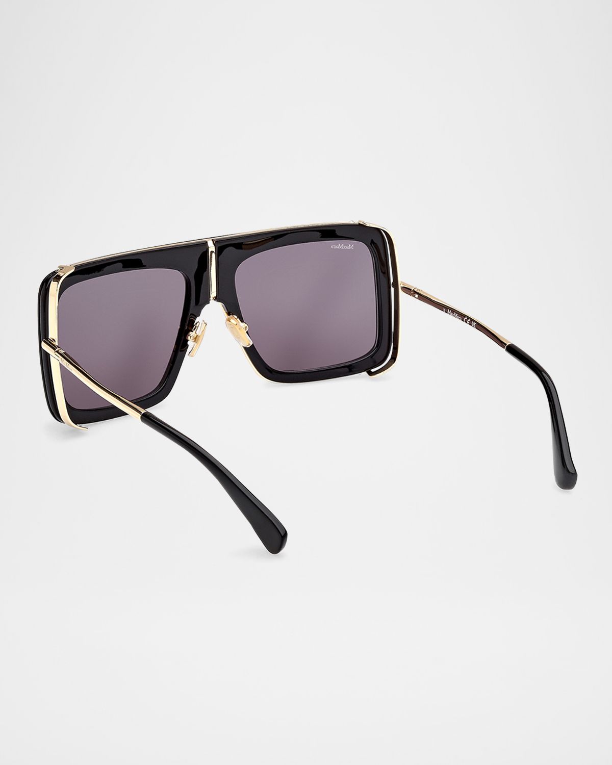 Max Mara Jean Acetate Rectangular Sunglasses