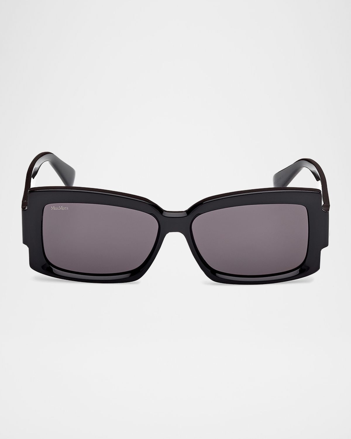 Max Mara Lee-3 Acetate Rectangular Sunglasses