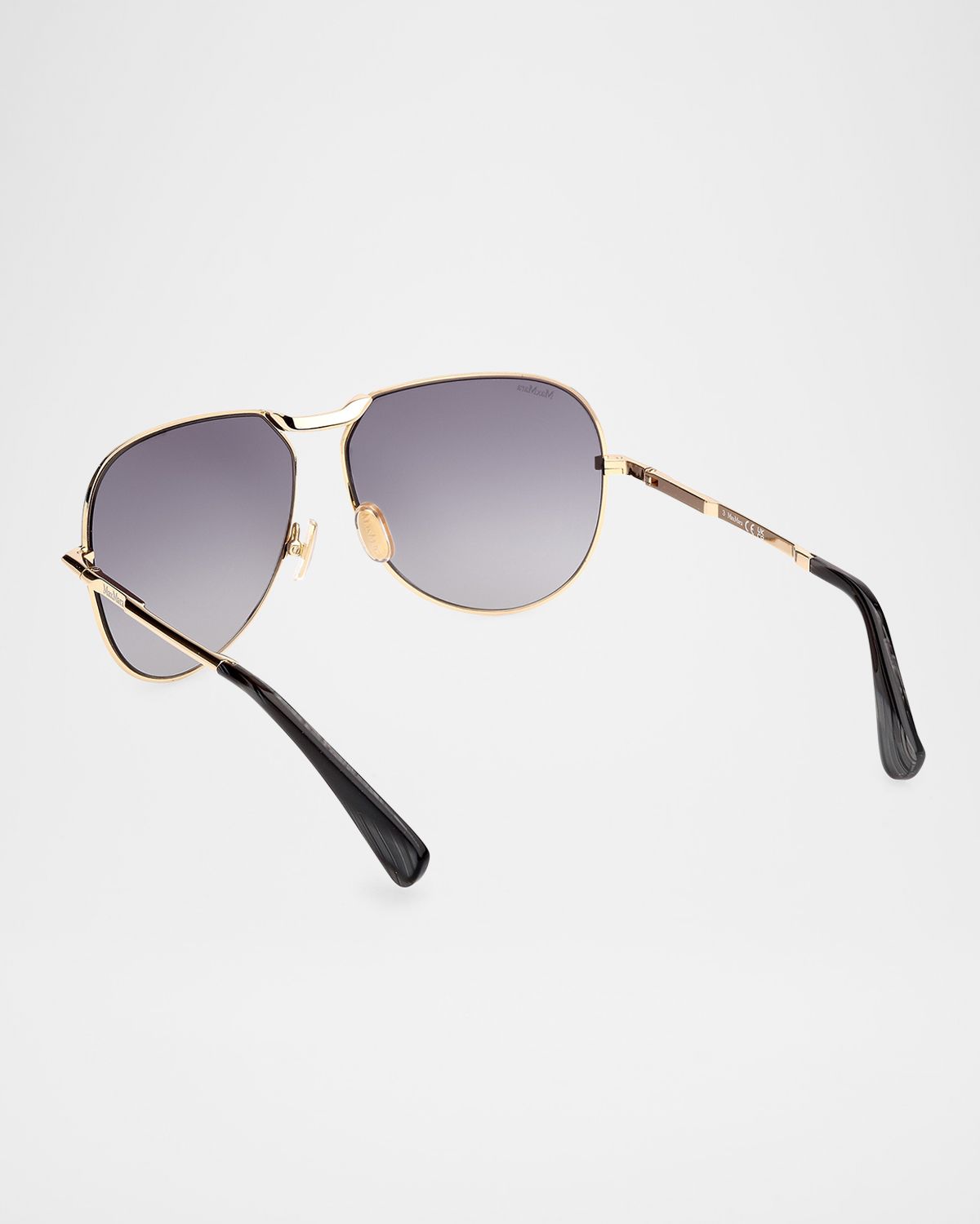 Max Mara Miller-2 Metal Aviator Sunglasses