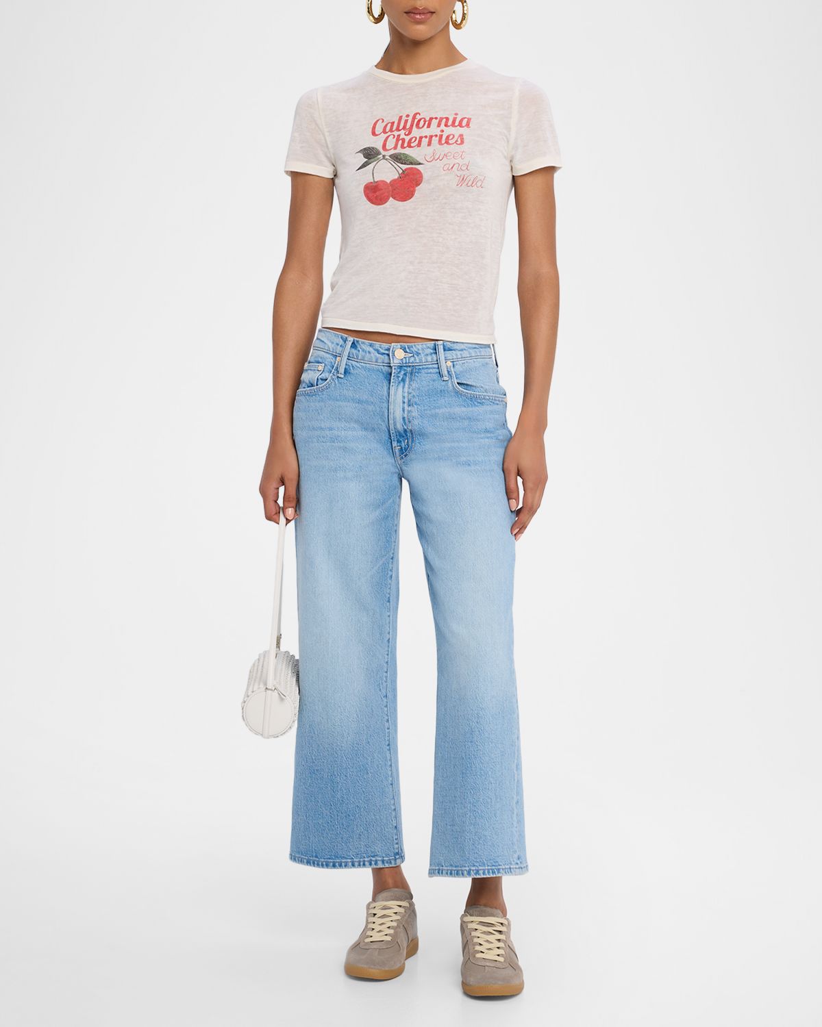 MOTHER Lil ' Mid-Rise Maven Ankle Jeans