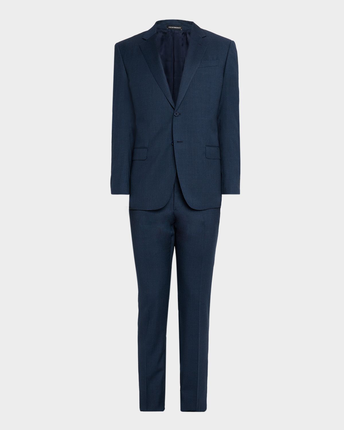 Emporio Armani Men 's Wool Micro-Houndstooth G Line Suit