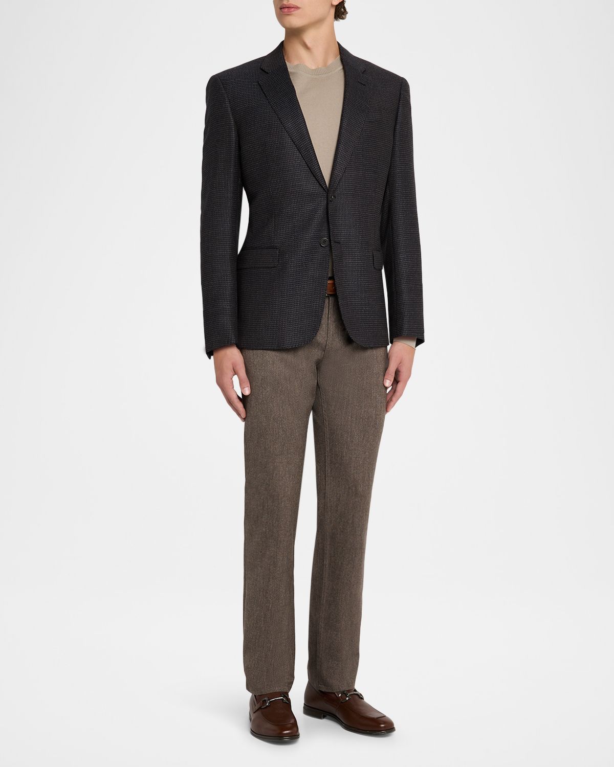 Emporio Armani Men 's G Line Super 130s Pinwheel Sport Coat