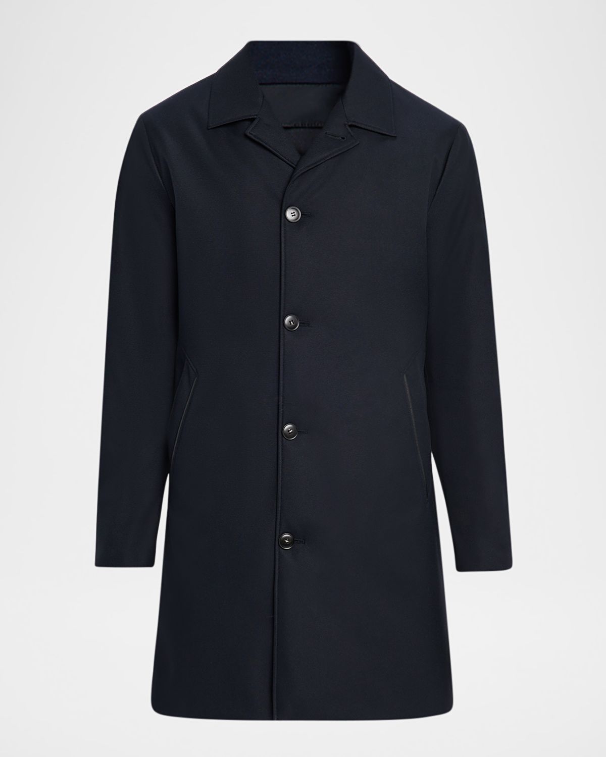 Canali Men 's Single-Breasted Technical Raincoat