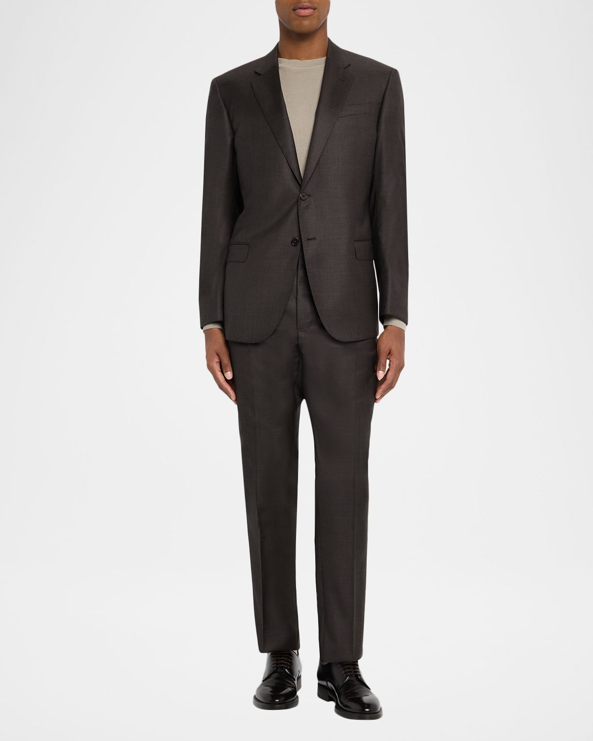 Emporio Armani Men 's Wool-Blend Sharkskin G Line Suit